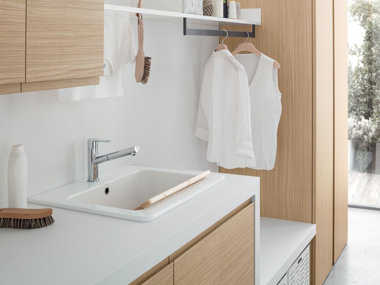 Деревянный шкаф для белья ARCOM I_WASH ARCH-00072247 - Вид №1