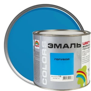 Эмаль Colors полуматовая цвет голубой 1.9 л 13316012 STLM-2006795