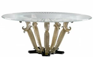 Reflex Круглый обеденный стол из стекла Casanova