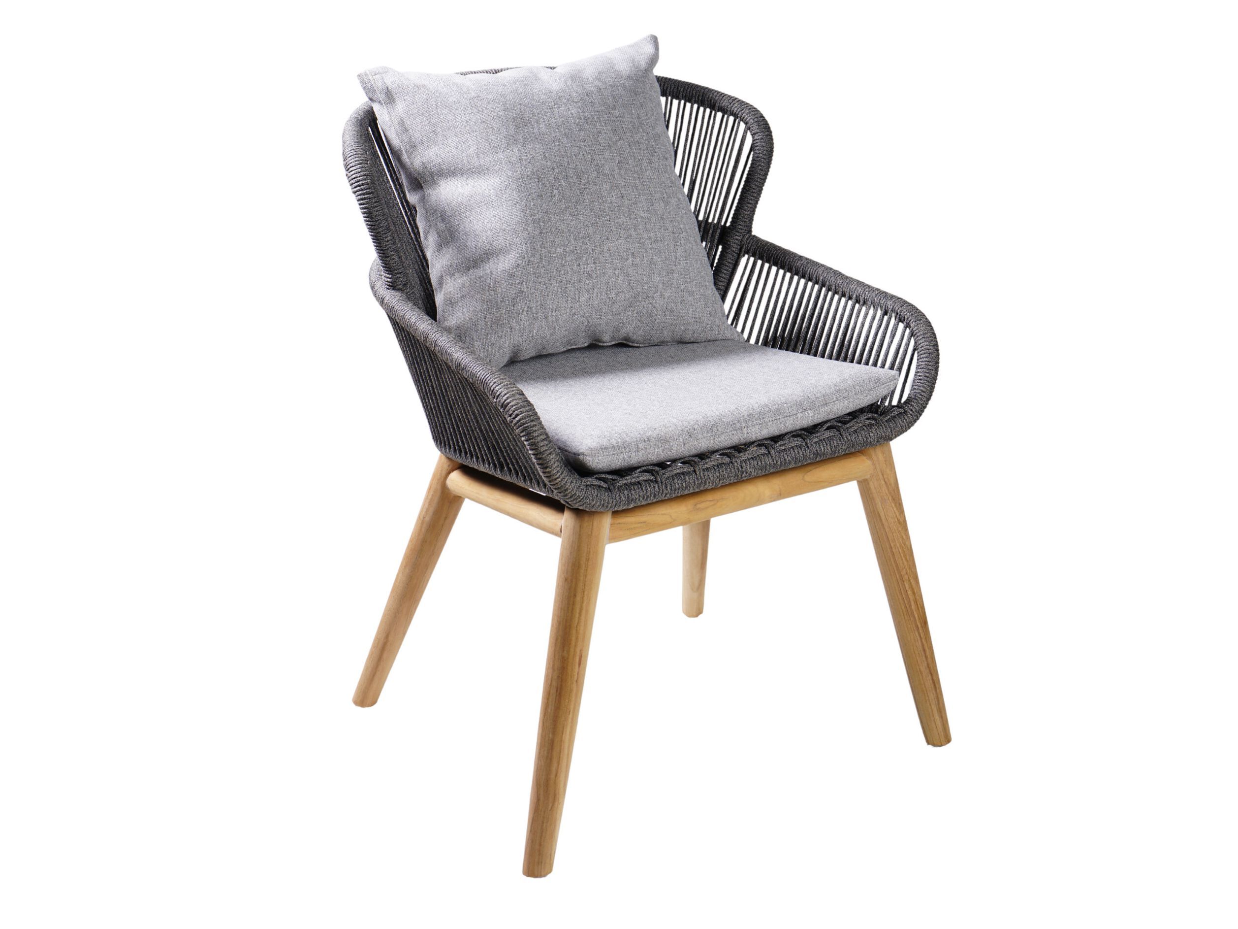 Алюминиевый и деревянный садовый стул cbdesign Altea ARCH-00114278 - Вид №6