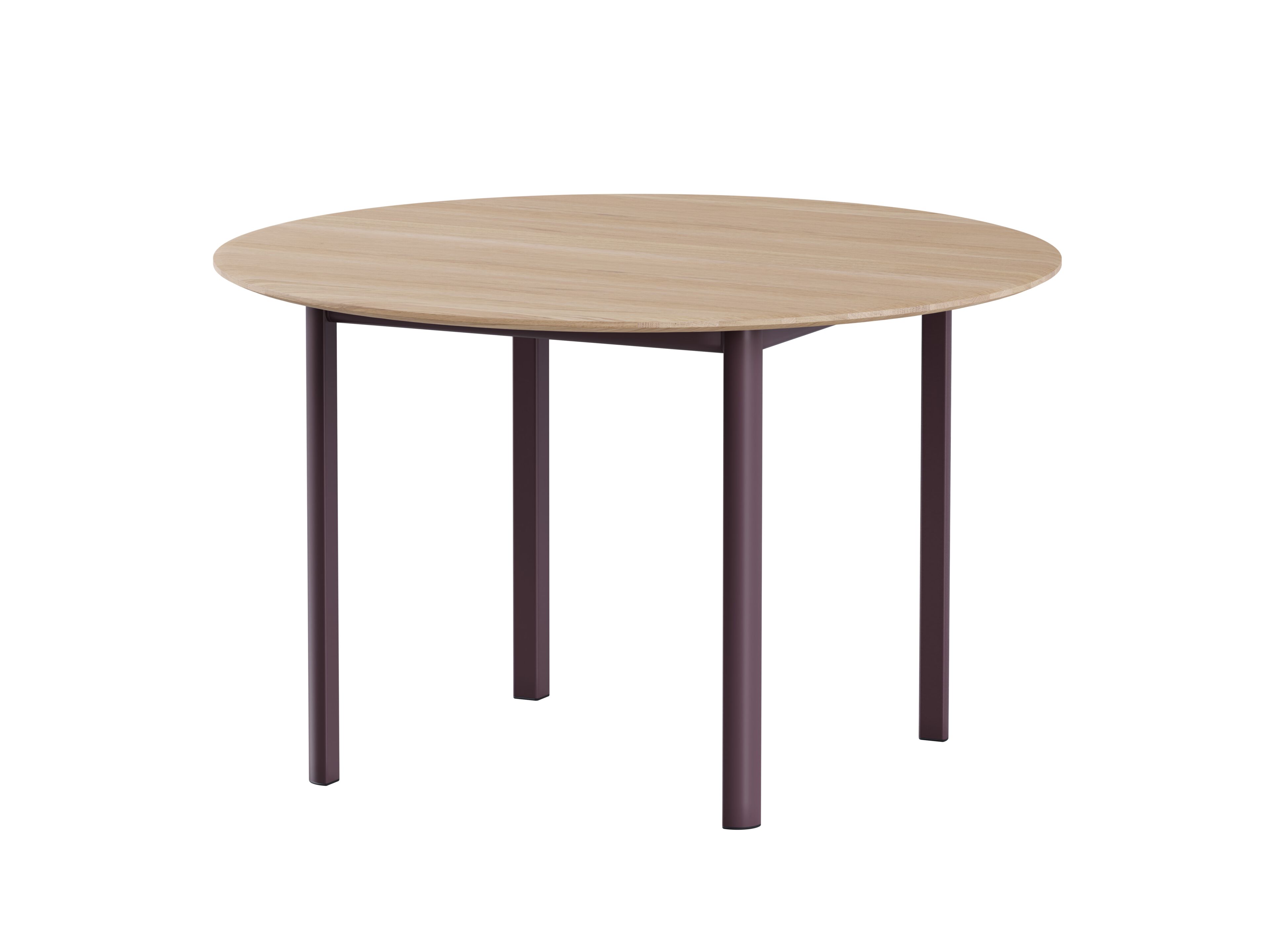 Круглый стол из алюминия и дерева Noah Living Wendel ARCH-00112219 - Вид №1