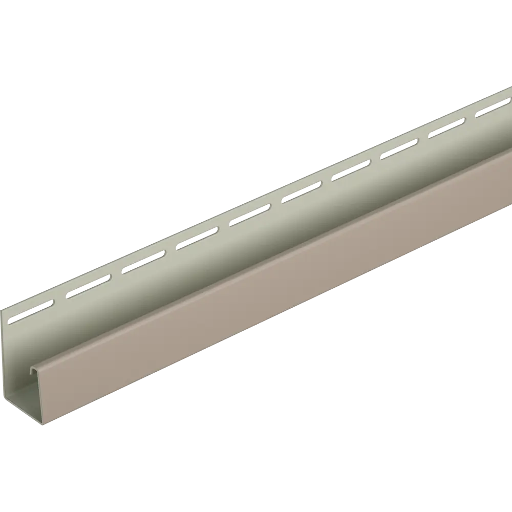 J-профиль для фасадных панелей Dacha 3 м цвет бежевый DÖCKE STLM-2011507