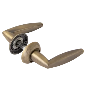 Дверные ручки Punto Supreme ZR/HD ABG-6, без запирания, комплект, цвет бронза