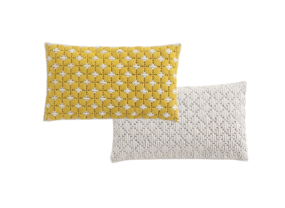 006146 Подушка Yellow - White 60x35 GAN Silai Silaï - Вид №4