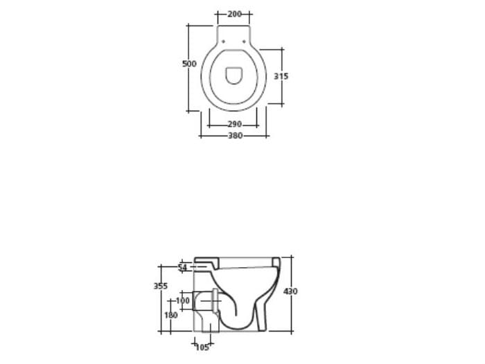 Керамический туалет Galassia EL1 / EL2 ARCH-00108862 - Вид №3
