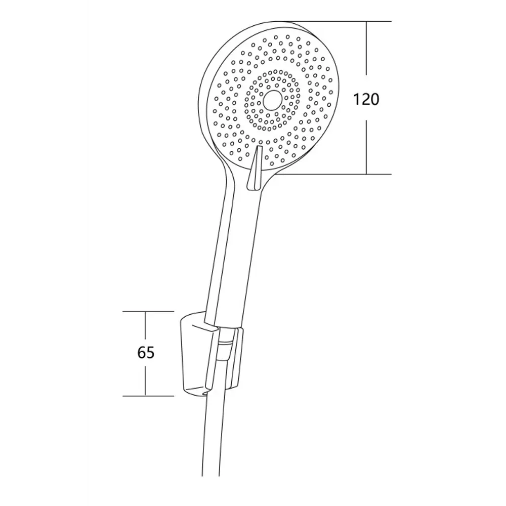 ESKO Lavin: душевой набор с 3 режимами в матовом черном цвете 89359294 STLM-0983629 - Вид №1