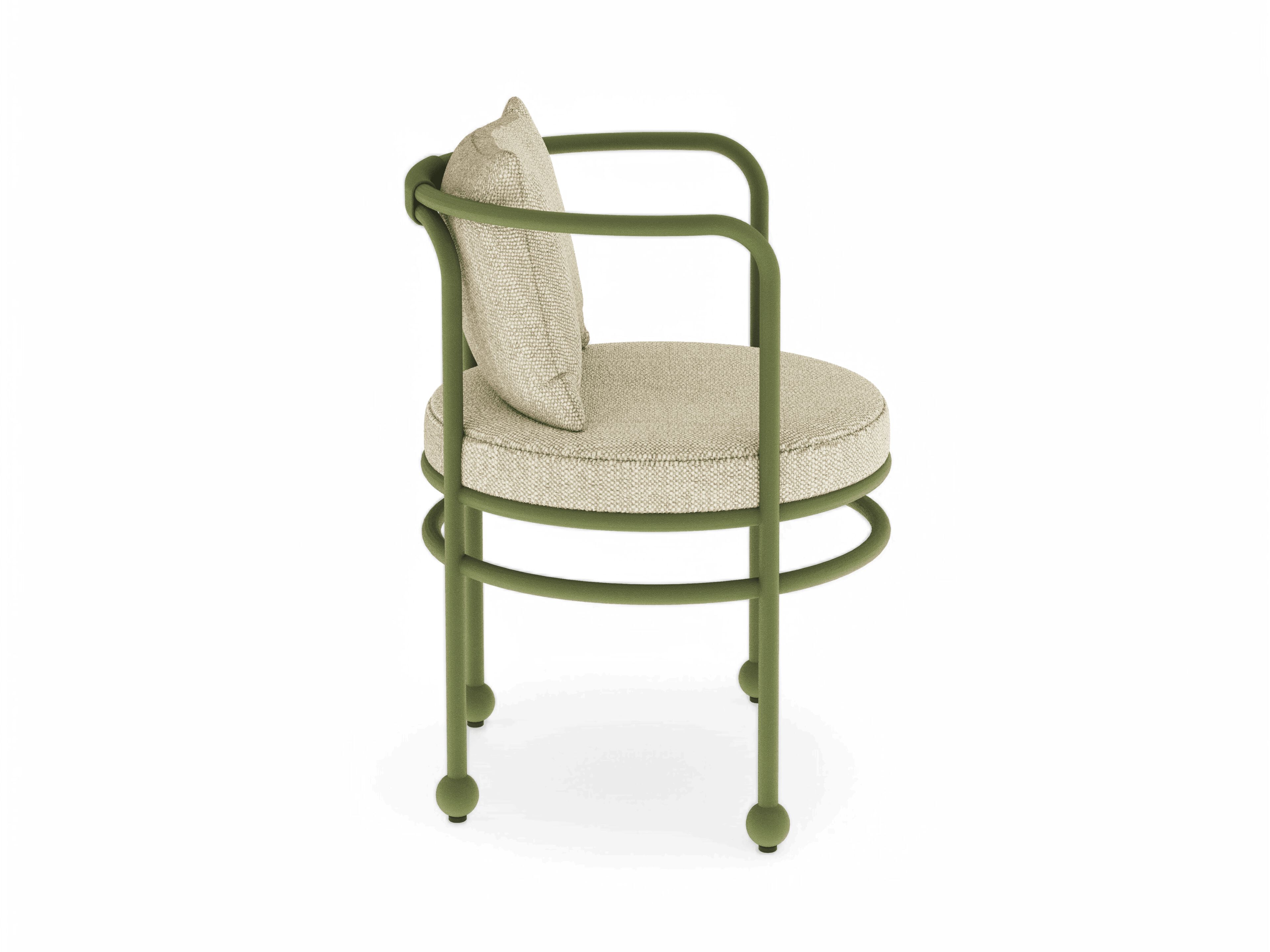 Алюминиевый садовый стул с подлокотниками FJAKA медленный ARCH-00140370 - Вид №3