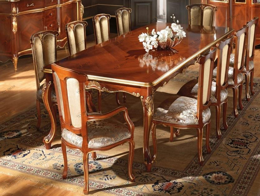 SCAPPINI & C Прямоугольный деревянный обеденный стол 35th anniversary 815