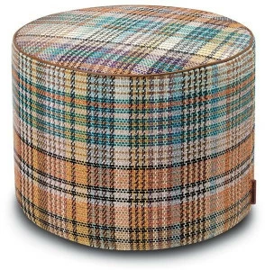 MissoniHome Пуф Cylinder из двухсторонней жаккардовой ткани Alps