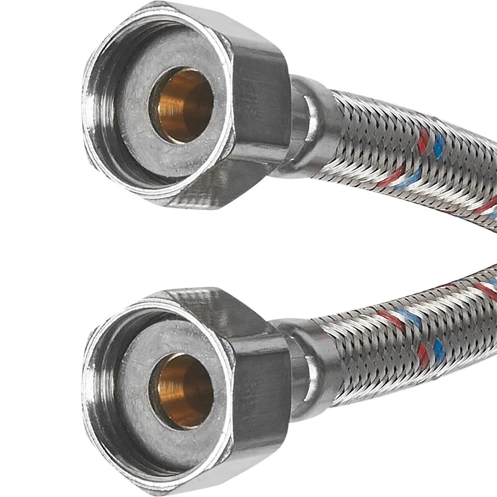 Гибкая подводка для воды Aquabeam 1/2" гайка - гайка 100 см STLM-2179006 - Вид №1