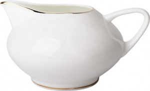 1048910 Императорский фарфоровый завод Сливочник "Золотая лента" Фарфор костяной