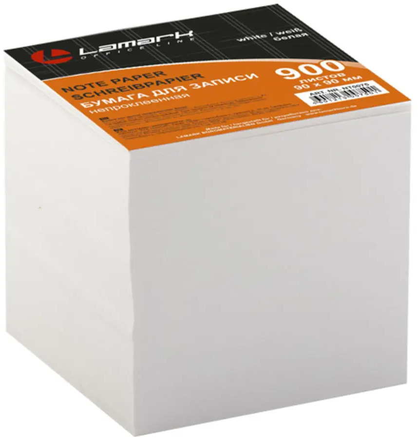 91051400 Бумага для записи Lamark 90x90мм 900л белая в термопленке сменная STLM-0833200