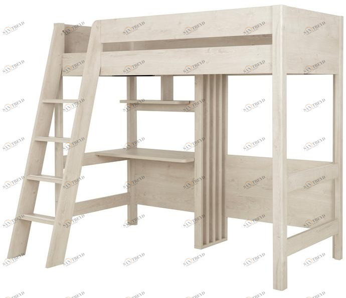 GAUTIER Односпальная кровать-чердак из меламина Lodge 1a21590