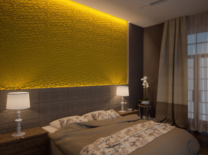 Трехмерное гипсовое покрытие