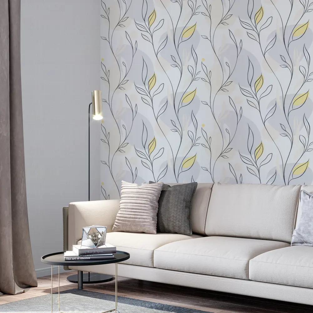 Обои флизелиновые Palitra Life Air 1 серые PL72614-16 STLM-2033326 - Вид №5