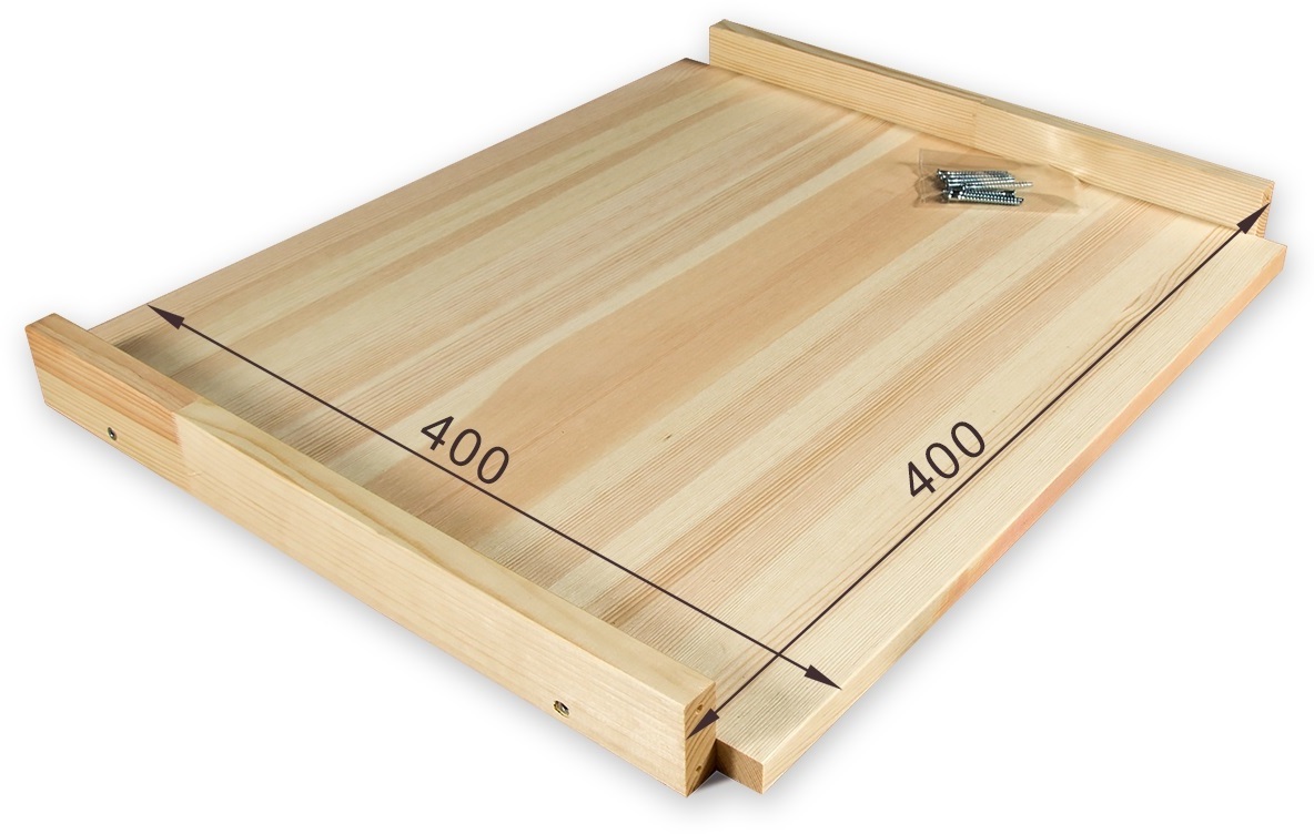 91037959 Полка для стеллажа 40x5x40 см дерево цвет бежевый STLM-0452330 ТДВ