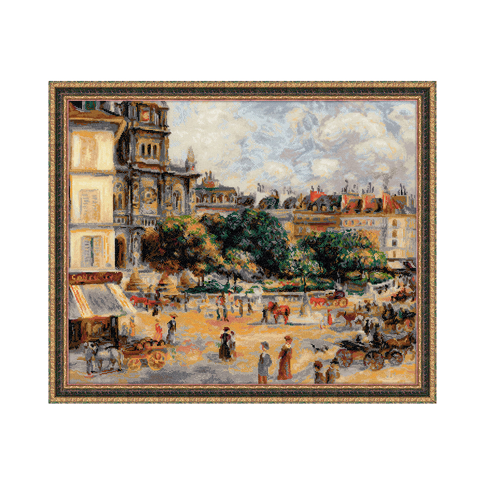 1396 Набор для вышивания Площадь Троицы. Париж 60 х 50 см RIOLIS Сотвори Сама 