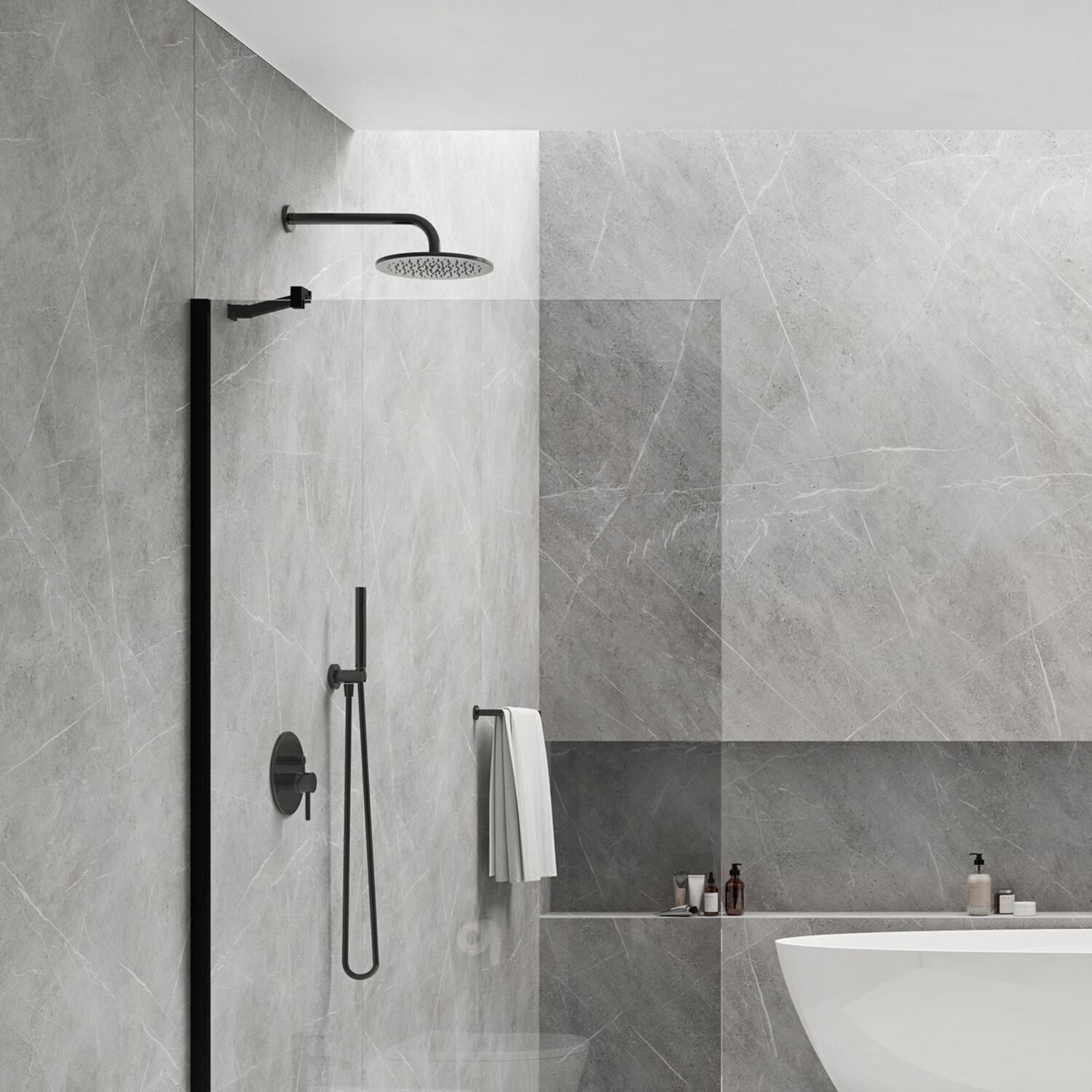 Набор для душа с ручным душем и душем OMNIRES Y SYSY ARCH-00044397 - Вид №14