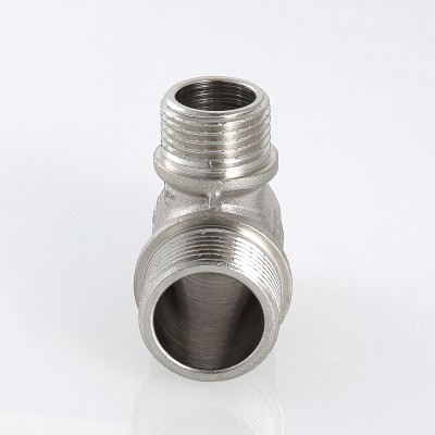 VTr.131.RN.050405 Фитинг резьбовой – тройник переходной c наружной резьбой Valtec 3/4" х 1/2" х 3/4"  - Вид №6