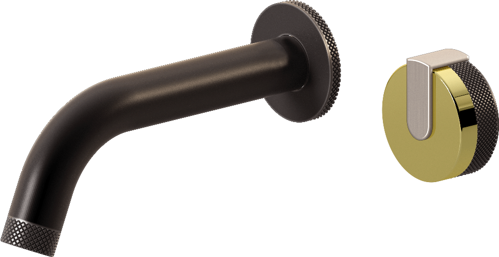 E-11535-R1PB-L1SN-GM Настенный прогрессивный смеситель скрытого монтажа для раковины GRAFF MOD+