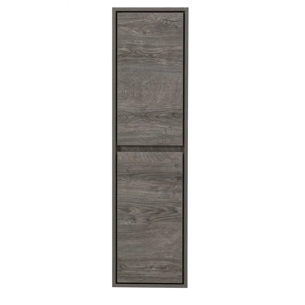 Пенал для ванной KONSENSA Мокка 2.0 подвесной 130x35 см цвет серый дуб STLM-2015578 - Вид №3