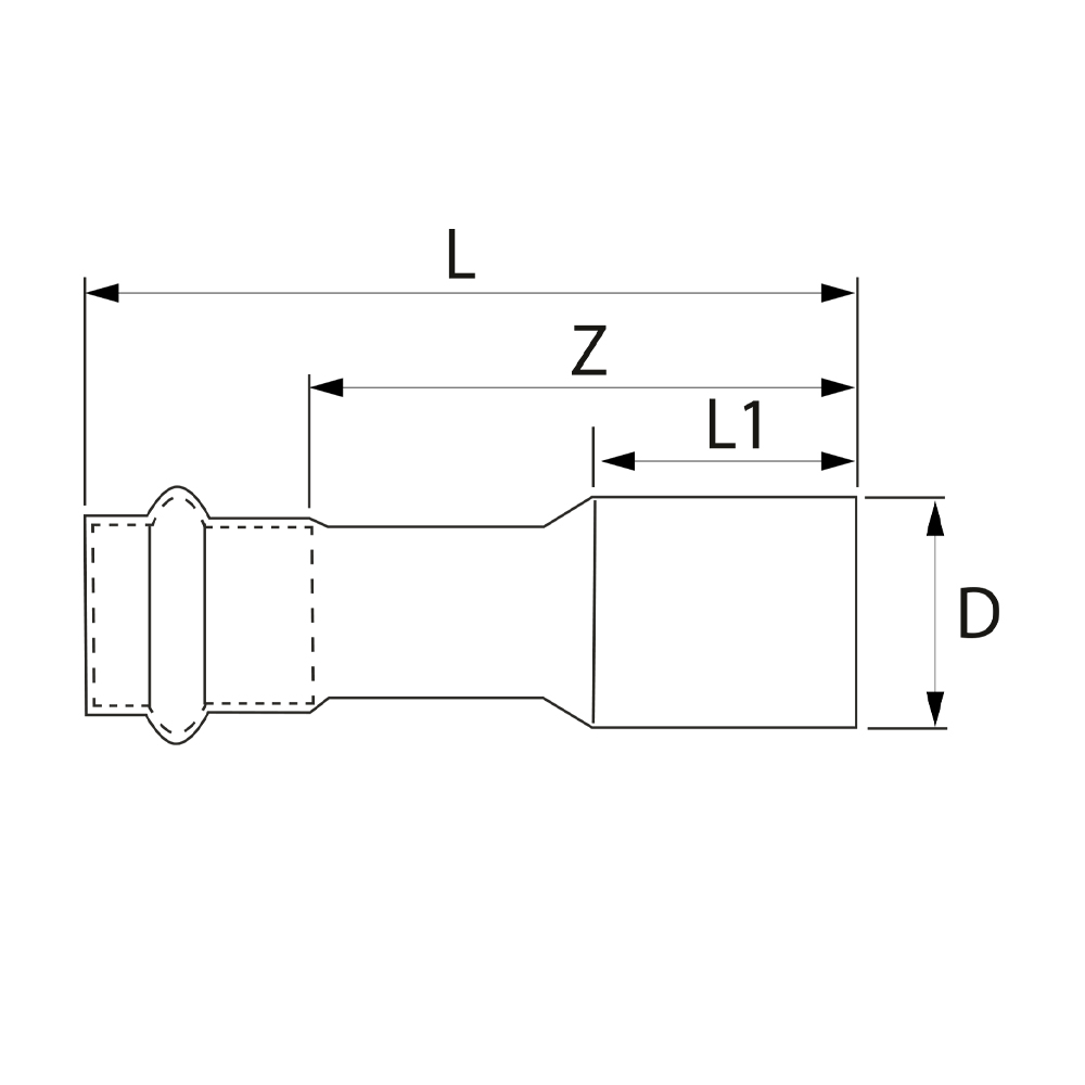 PS52430282200 Редукционные вставки Tece  - Вид №1