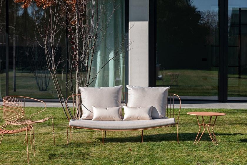 iSimar Садовый столик круглый из стали Capri 9000 9042 9043 9044 - Вид №1