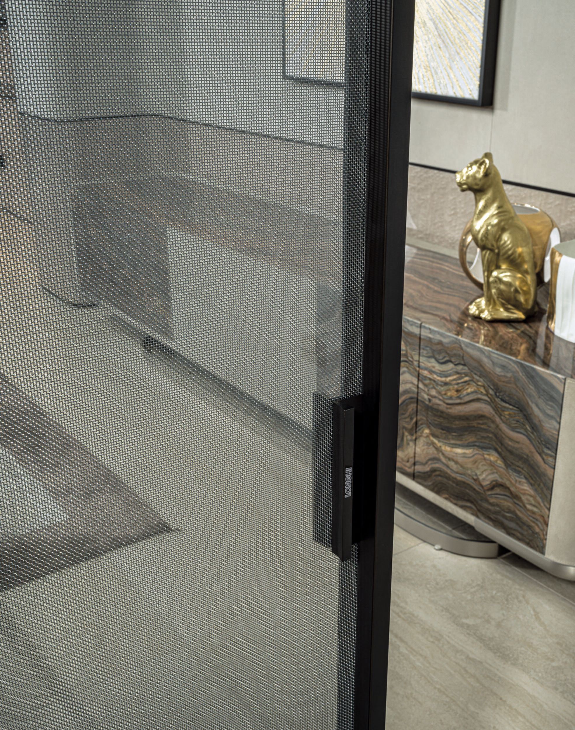 Тканые стеклянные раздвижные двери Longhi Aluminiun Chic-Doors ARCH-00122604 - Вид №3