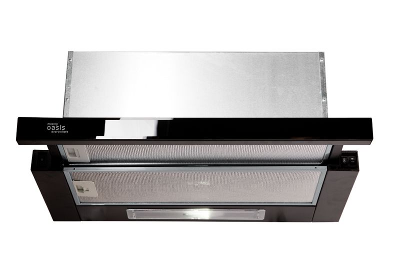 5355962 Вытяжка телескопическая Oasis VT-60BG (P) черный/черный STDN-0116848 - Вид №1