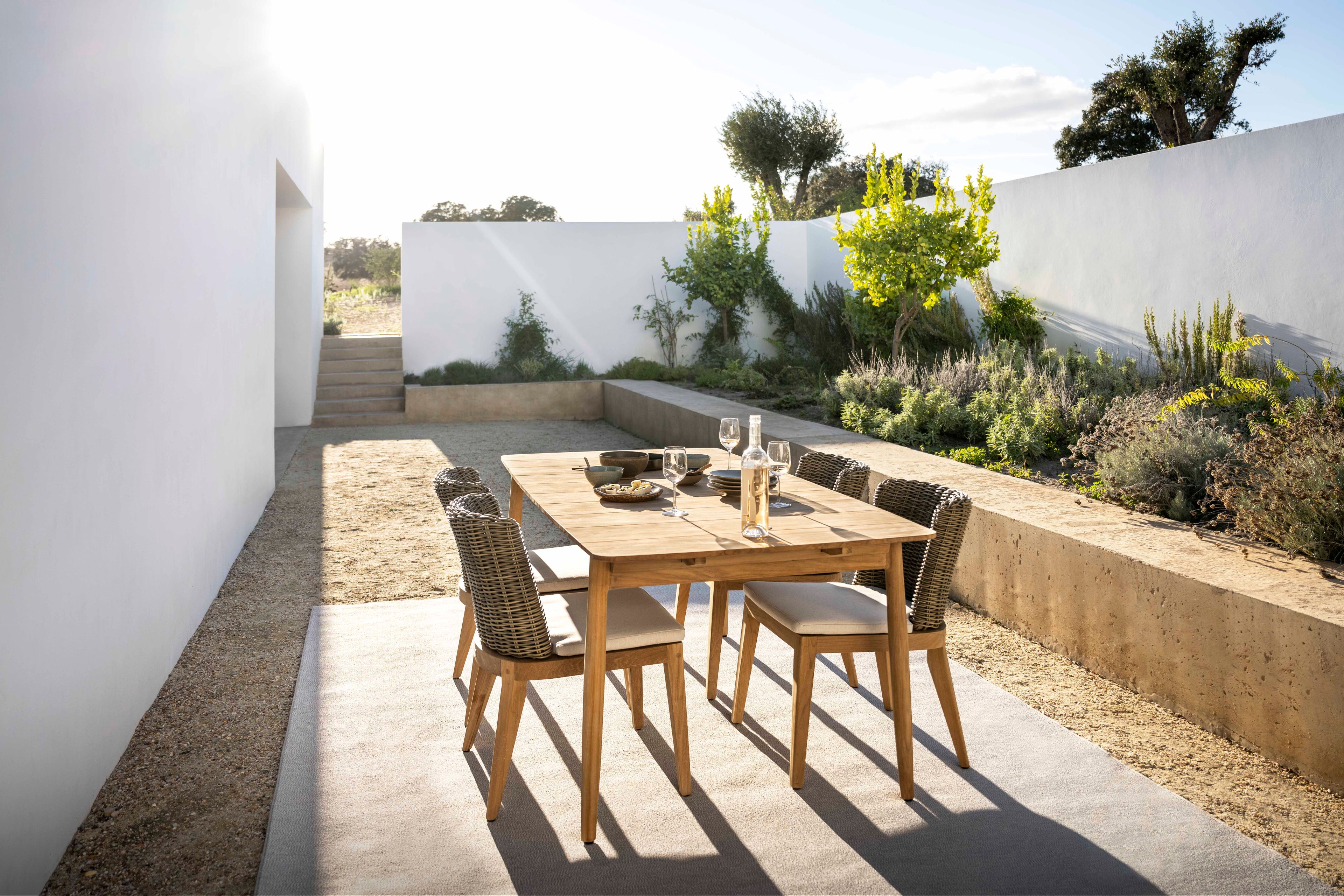 Стул для сада из тикового дерева Jardinico Noa ARCH-00088693 - Вид №3