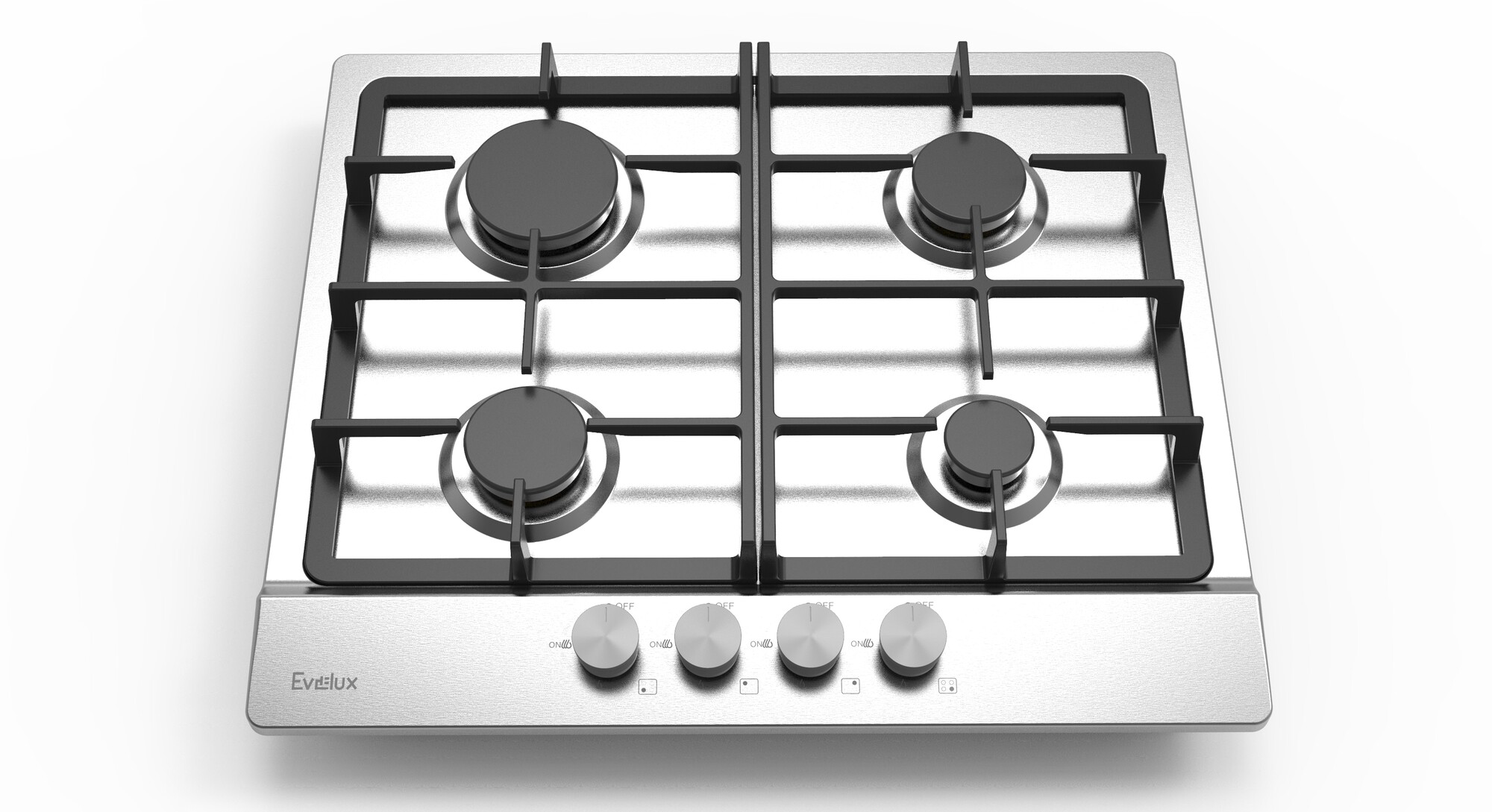 9226477 Газовая варочная поверхность Evelux HEG 633 X STDN-0125980 - Вид №1