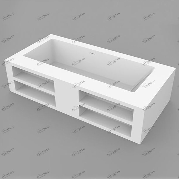 Dimasi Ванна прямоугольная отдельностоящая 2000x1000 Ivory Library B белая ILTB310200