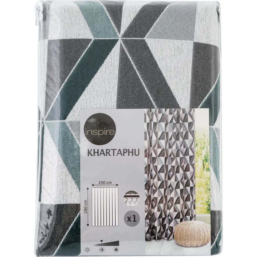 Штора на ленте Khartaphu Vertical 200x280 см цвет мультиколор 82475049 STLM-2014395 INSPIRE  - Вид №4