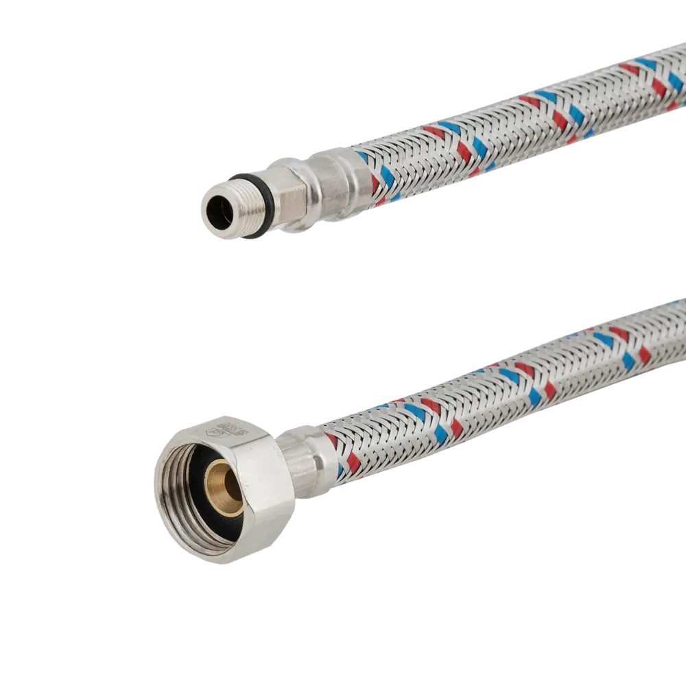 Гибкая подводка для воды 1/2" М10 штуцер-гайка 150 см 82894095 STLM-2128557 Santreyd  - Вид №1