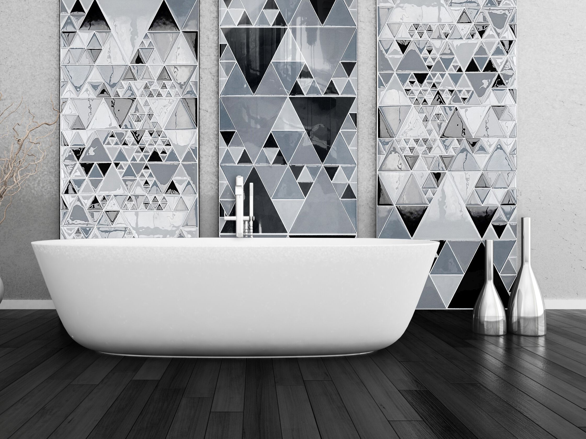 Декоративная стеклянная панель VETROVIVO GEOMETRIC GAMES ARCH-00111257