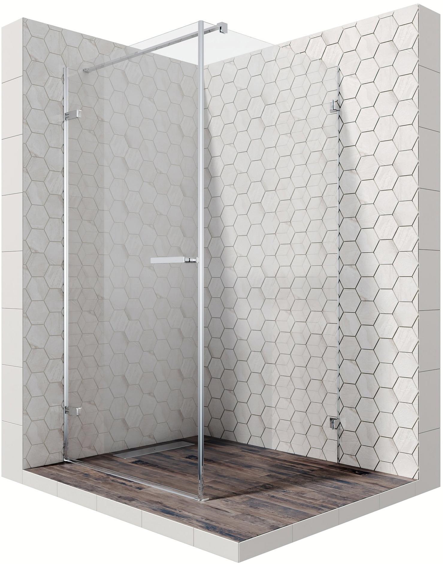 Душевое ограждение Ambassador Abner 10011101L (900x900x2000), 1 место 