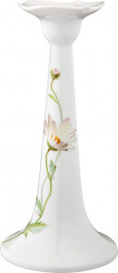 93826 Meissen Подсвечник 21,5см "Игра волн, рельеф, маргаритка" Фарфор
