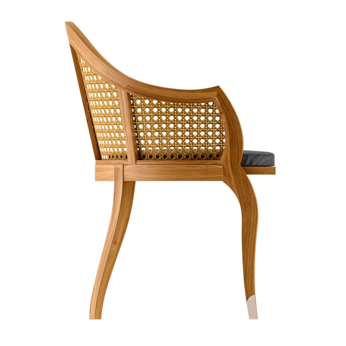 Стул для сада из тикового дерева с подлокотниками ASTELLO Тюльпан ARCH-00119968 - Вид №3