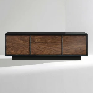 Тумба длинная с 2 ящиками американский орех Garon ACWD GARON 00-3981952 Коричневый;черный