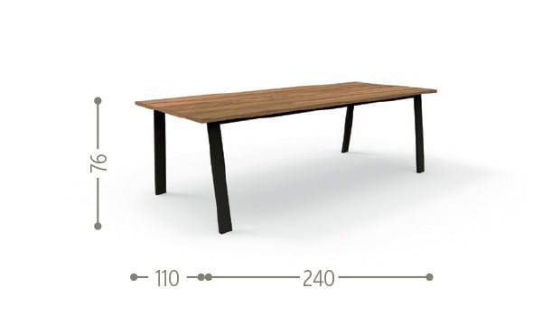 Деревянный стол Talenti коттедж ARCH-00116807 - Вид №4