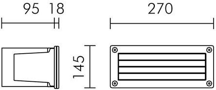 SIMES Настенная лестница из литого под давлением алюминия Brique sun-id-1376898 - Вид №16
