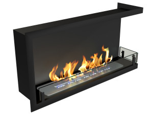 90646672 Биокамин встраиваемый угловой глухой Contour 900 правый STLM-0321826 ESTETIC FLAME