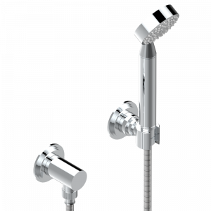 G2P-52 Душ ручной стильный встраиваемый в стену, шланг, стационарный кронштейн и колено для душа Thg-paris Froufrou с рукоятками Хром