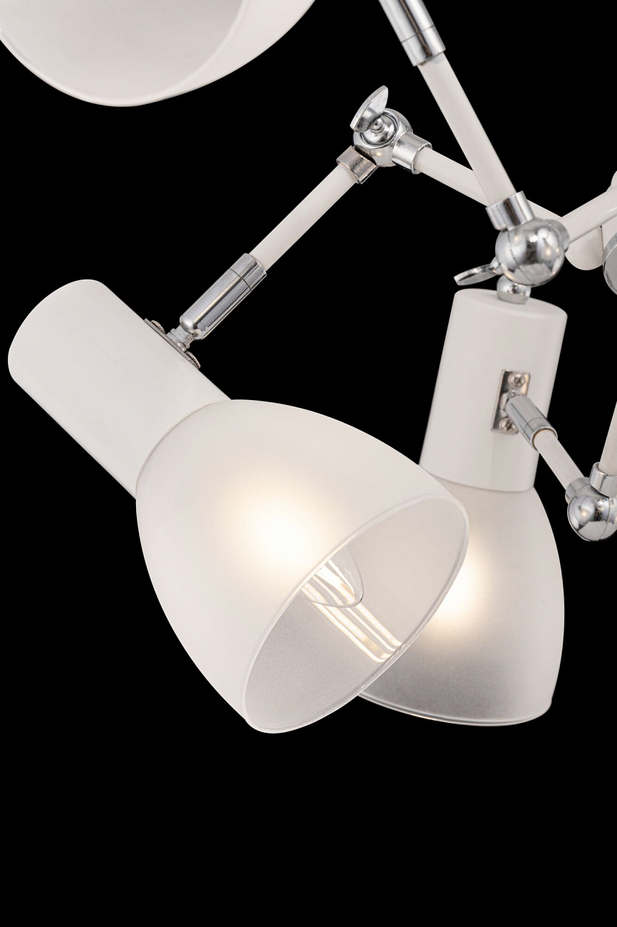 Люстра подвесная белая Avery FR5080PL-08W FREYA MODERN 00-3956397 Белый - Вид №5