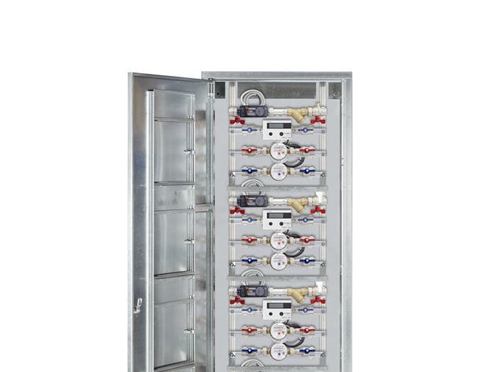 Встраиваемые или внепутные шкафы для учета потребления тепла в санаториях EMMETI системы учета ARCH-00000818