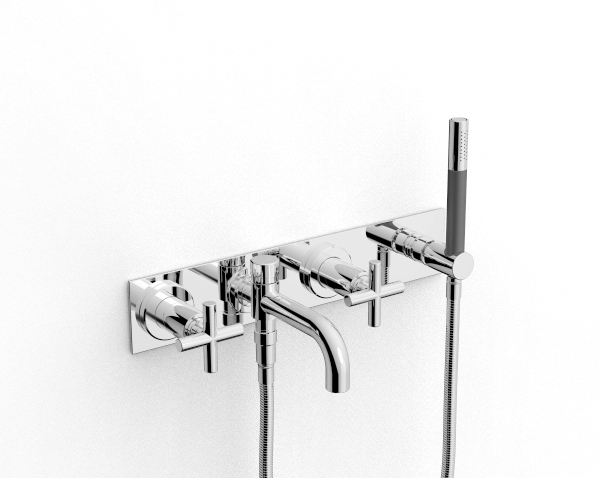 4700 GVI-130 Смеситель для ванны Zazzeri 4700GVI130 - Вид №1