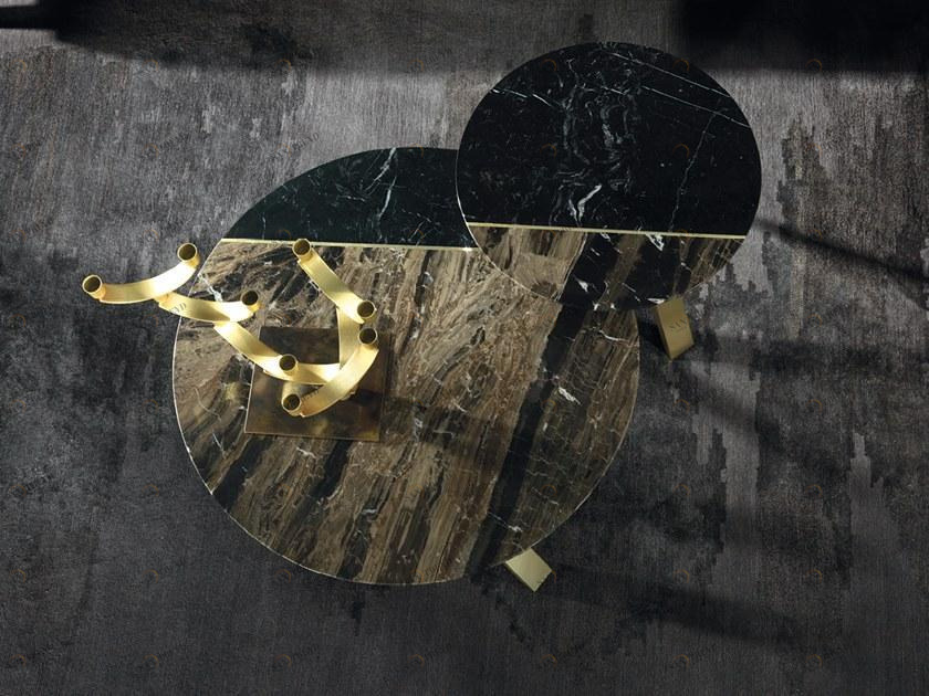 Borzalino Круглый журнальный столик из мрамора sun-id-1401785