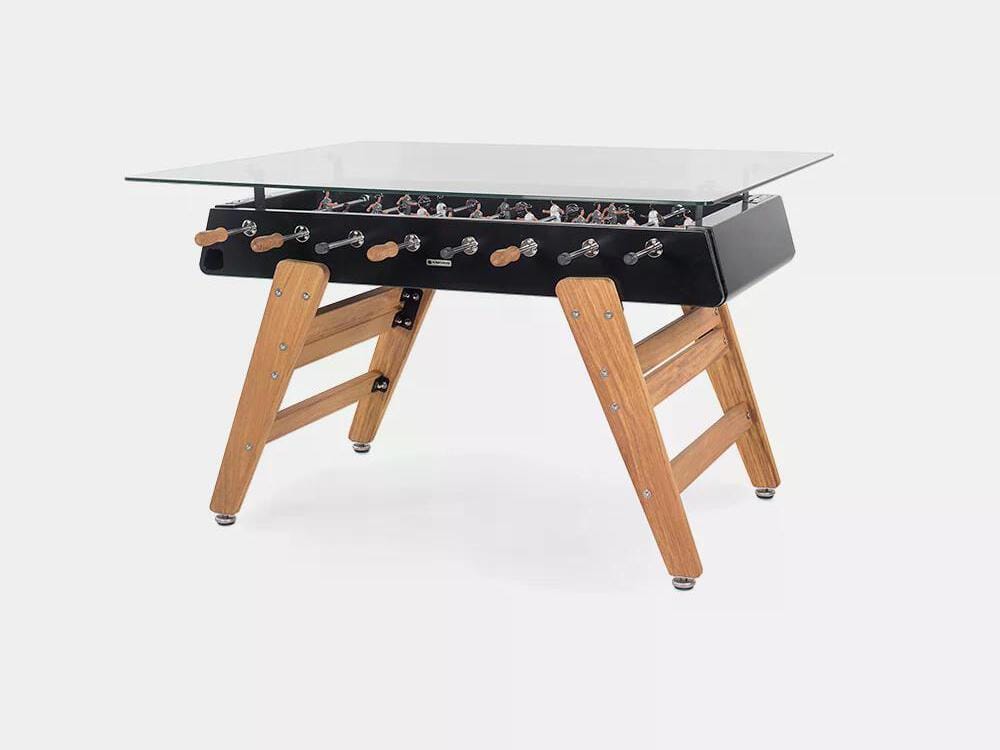 Прямоугольный обеденный стол из стали и стекла RS Barcelona RS3 WOOD ARCH-00114353 - Вид №6