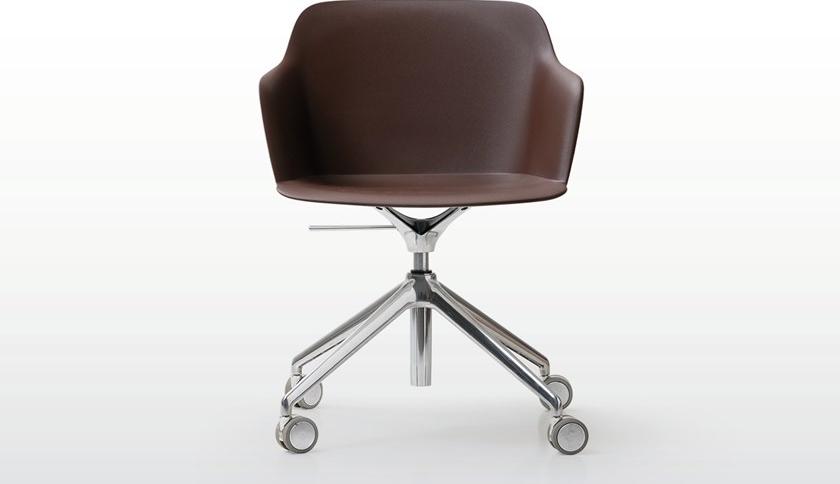 Quinti Sedute Стул полипропиленовый с подлокотниками на колесиках Deep plastic sun-id-1423847 - Вид №1