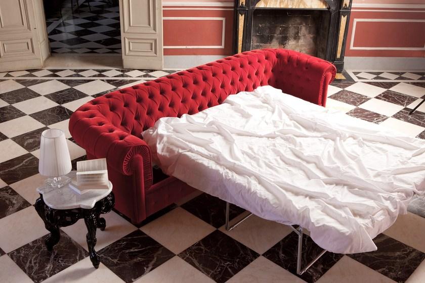 Domingo Salotti Стеганый диван-кровать из 4-местной ткани Ottocento sun-id-1424090 - Вид №1